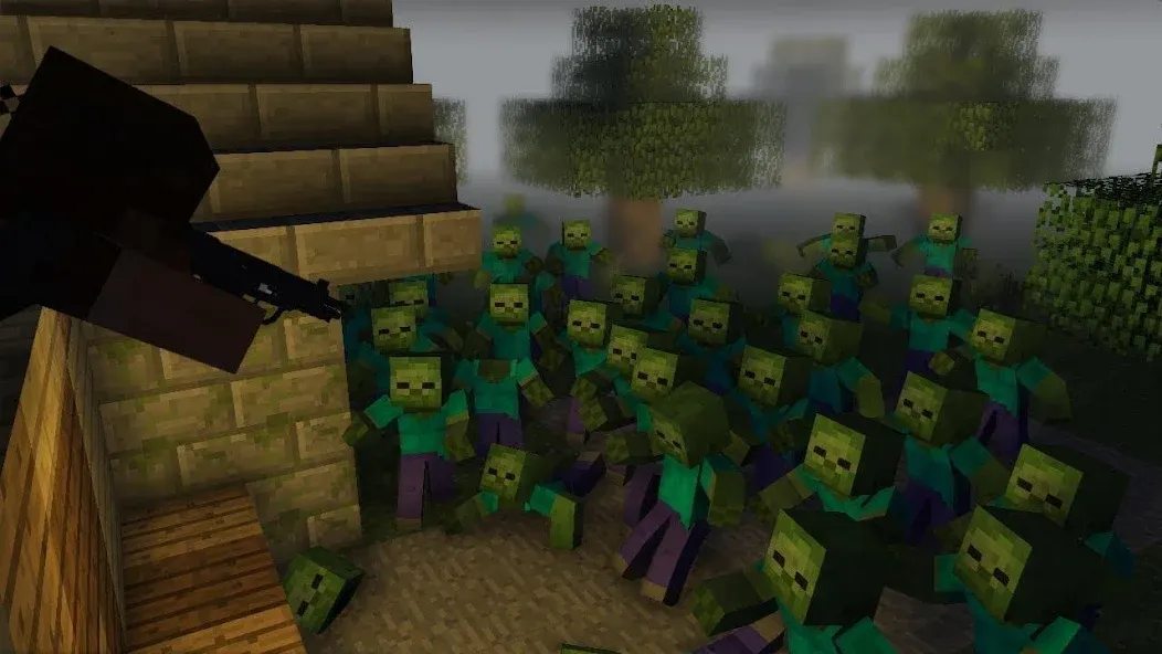 Zombie Apocalypse map for MCPE [МОД: Много денег, Монет и Все открыто] Screenshot 2