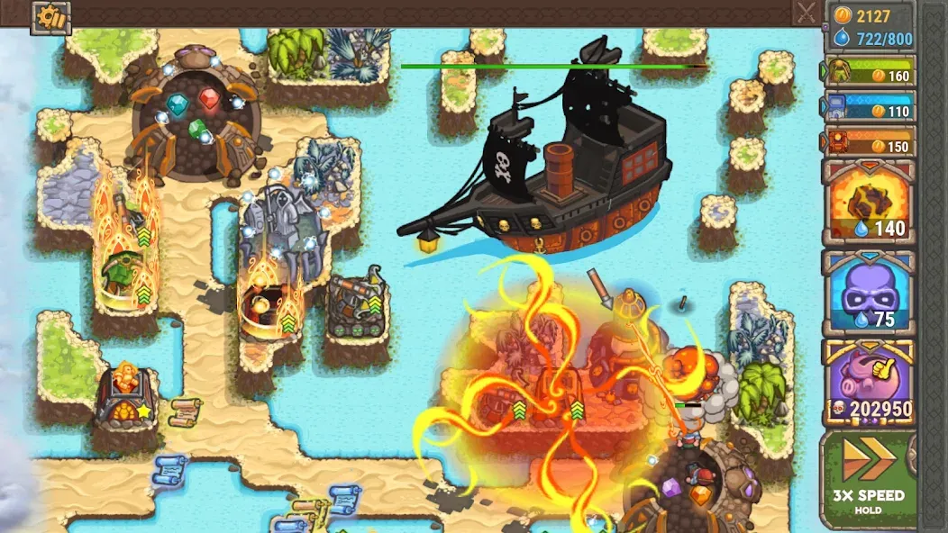Cursed Treasure 2 (Проклятое сокровище 2) [МОД: Много монет, Открытые уровни и Мега MOD] Screenshot 1