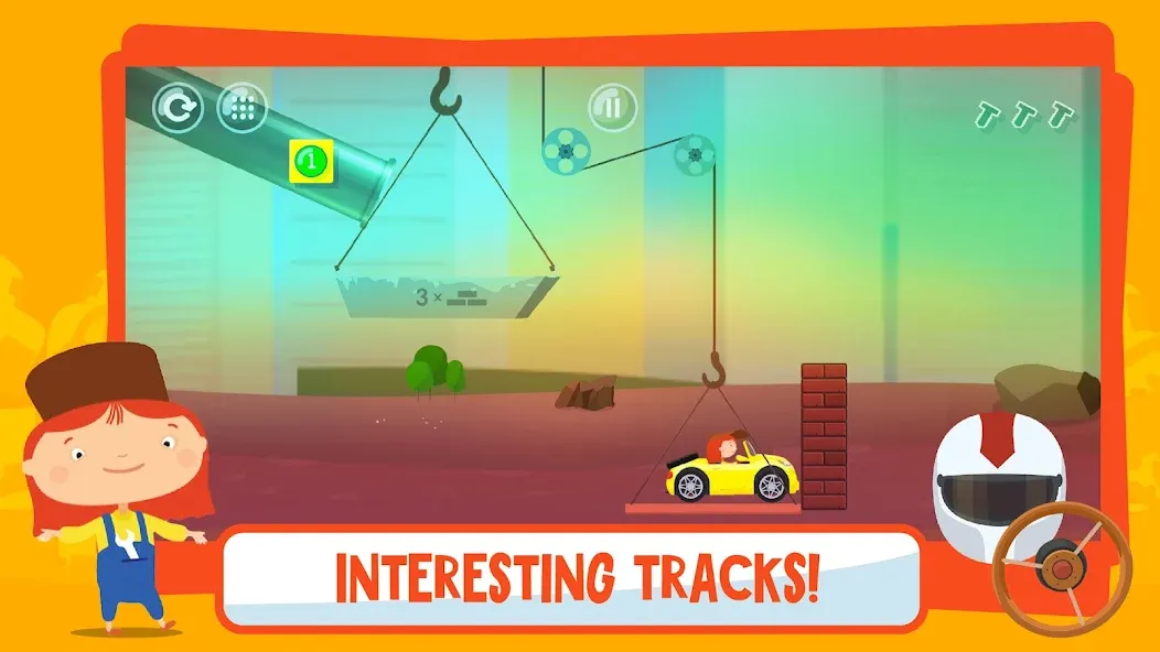 McWheelie logic games for kids [МОД: Меню, Бесконечные монеты и Открытые уровни] Screenshot 2