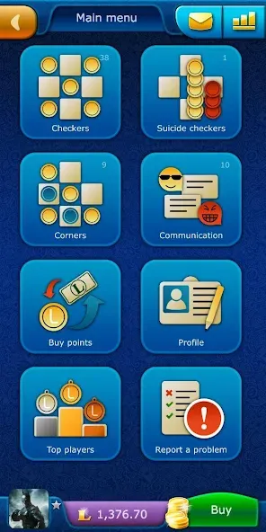 Checkers LiveGames online [МОД: Много монет, Открытые уровни и Мега MOD] Screenshot 1