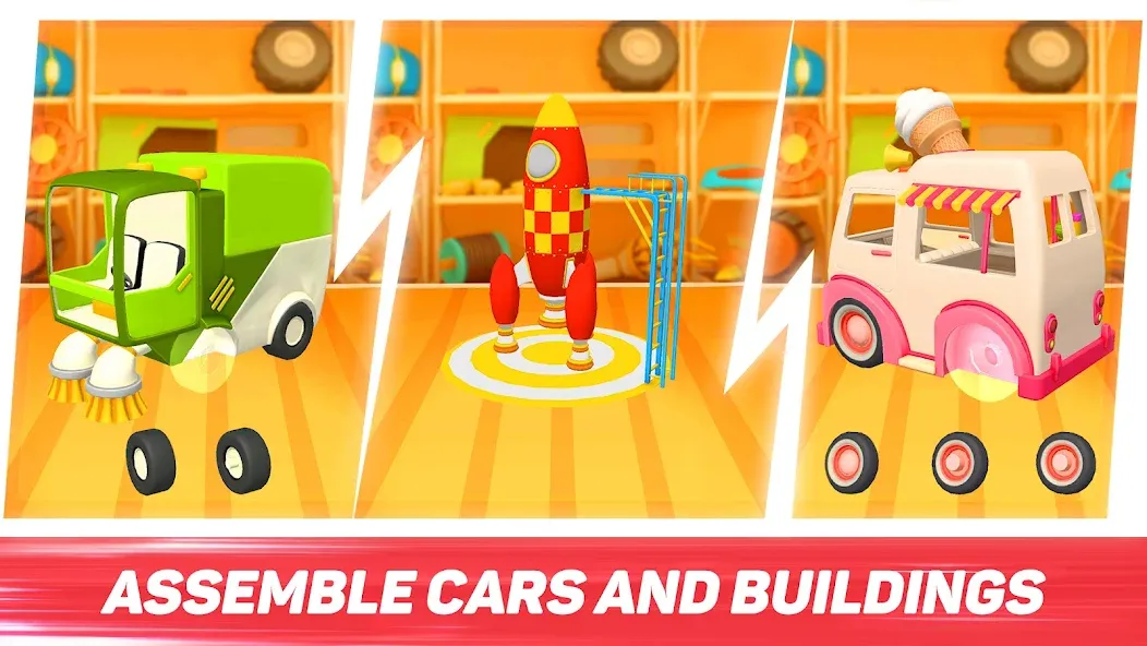 Leo Runner: car games for kids [МОД: Деньги, Монеты и Меню MOD] Screenshot 2