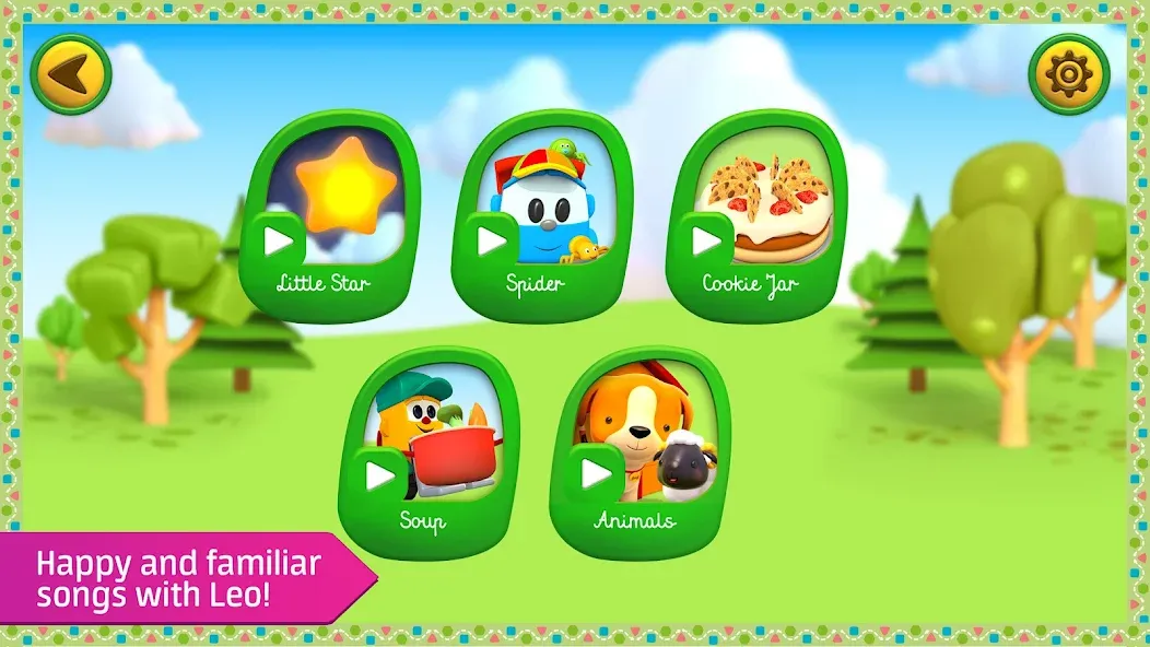 Leo kids songs and music games [МОД: Бесконечные деньги, Монеты и Мега MOD] Screenshot 4