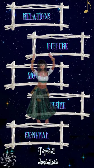 Gypsy fortune-telling [МОД: Деньги, Монеты и Меню MOD] Screenshot 1