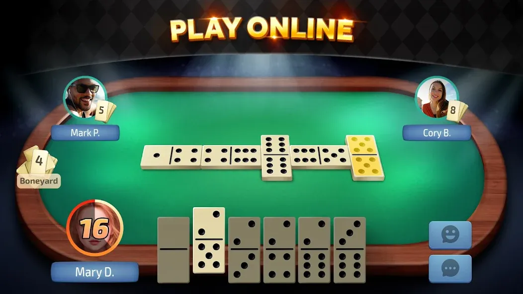 Domino - Dominos online game [МОД: Деньги, Монеты и Меню MOD] Screenshot 2