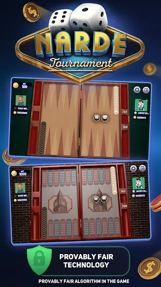 Narde Tournament [МОД: Много монет, Открытые уровни и Мега MOD] Screenshot 1