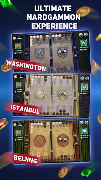 Narde Tournament [МОД: Много монет, Открытые уровни и Мега MOD] Screenshot 2