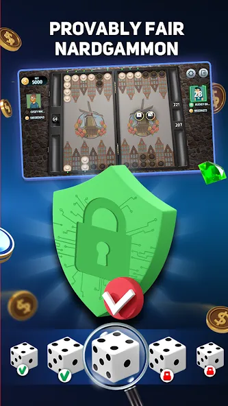 Narde Tournament [МОД: Много монет, Открытые уровни и Мега MOD] Screenshot 5
