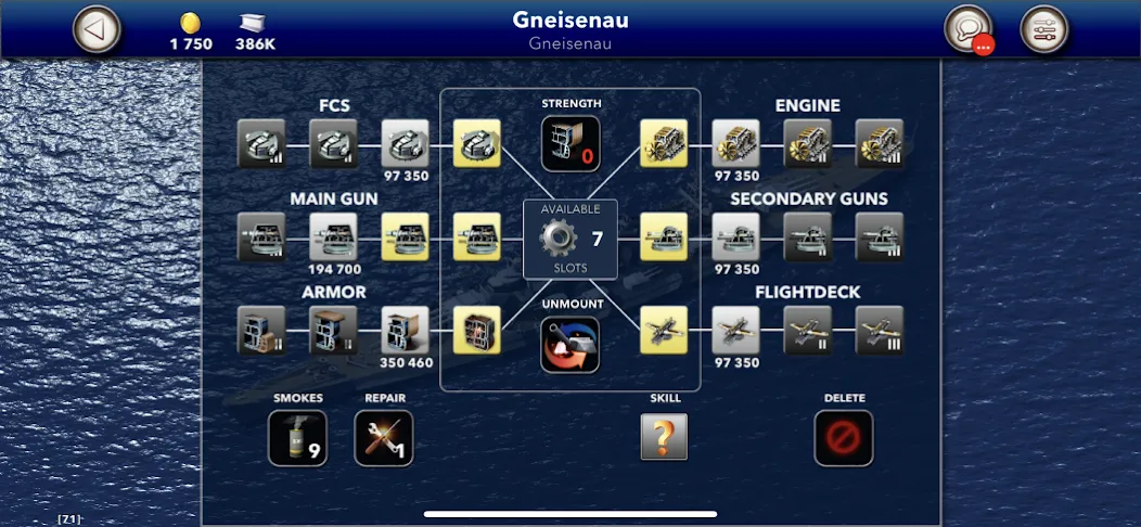 Navy Field: Online Sea Battles (НеиФилд) [МОД: Меню, Бесконечные монеты и Открытые уровни] Screenshot 3