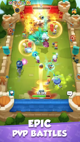 Rush Arena: PvP Tower Defense (Раш Арена) [МОД: Деньги, Монеты и Меню MOD] Screenshot 1