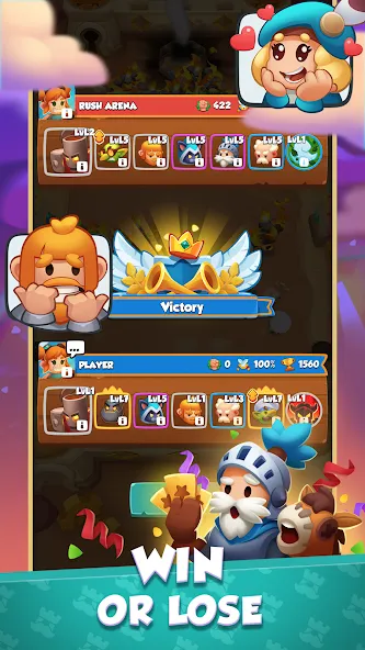 Rush Arena: PvP Tower Defense (Раш Арена) [МОД: Деньги, Монеты и Меню MOD] Screenshot 5