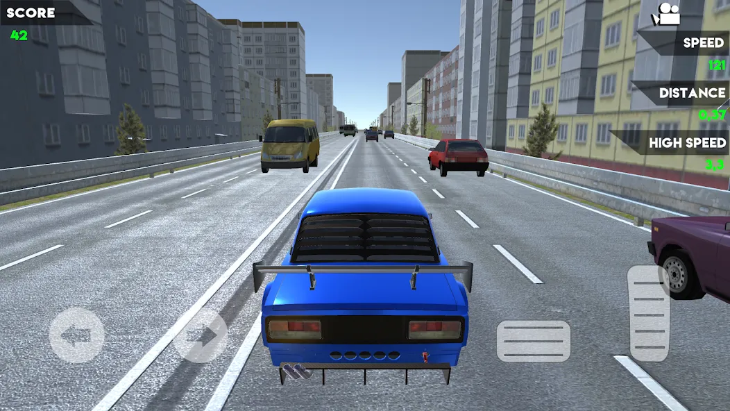 Turbo VAZ: Traffic Racer [МОД: Много денег, Монет и Все открыто] Screenshot 3
