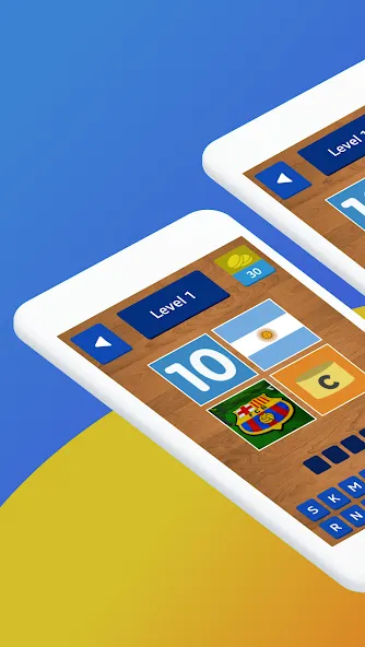 4 Pics 1 Footballer (Картинки 1 Футболист) [МОД: Деньги, Монеты и Меню MOD] Screenshot 1