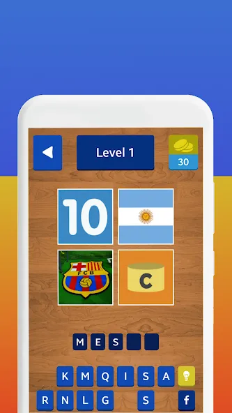 4 Pics 1 Footballer (Картинки 1 Футболист) [МОД: Деньги, Монеты и Меню MOD] Screenshot 4