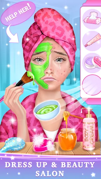 BFF Makeover - Spa & Dress Up [МОД: Много денег, Монет и Все открыто] Screenshot 1