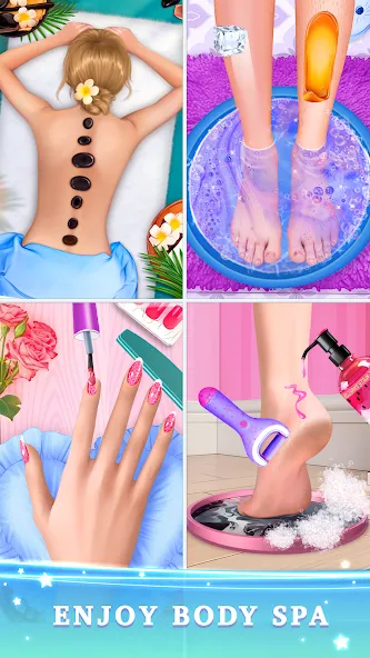 BFF Makeover - Spa & Dress Up [МОД: Много денег, Монет и Все открыто] Screenshot 2