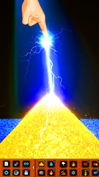 SandBox: Powder Simulator [MOD: Много монет/Энергии] - Скриншот 4