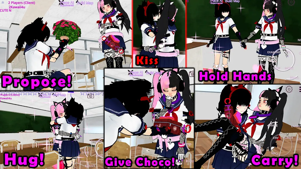SchoolGirl AI 3D Anime Sandbox (Школьница  3D аниме песочница) [МОД: Много монет, Открытые уровни и Мега MOD] Screenshot 3