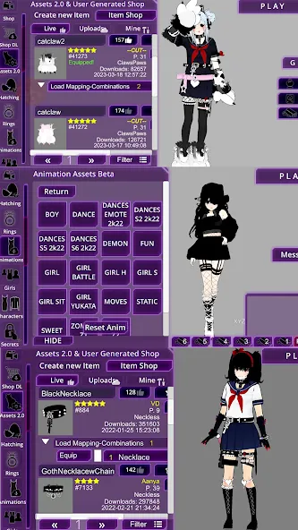 SchoolGirl AI 3D Anime Sandbox (Школьница  3D аниме песочница) [МОД: Много монет, Открытые уровни и Мега MOD] Screenshot 4