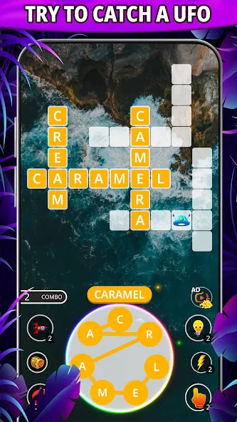 Word connect: word search game [МОД: Много монет, Открытые уровни и Мега MOD] Screenshot 1