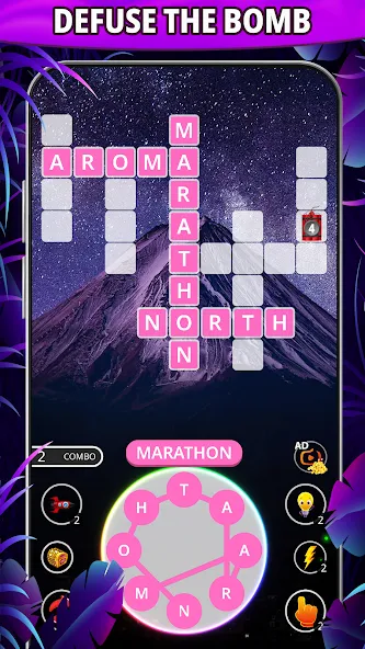Word connect: word search game [МОД: Много монет, Открытые уровни и Мега MOD] Screenshot 4