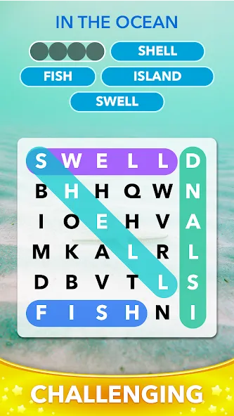 Word Heaps Search - Word Games (Ворд Хипс Срч) [МОД: Меню, Бесконечные монеты и Открытые уровни] Screenshot 3