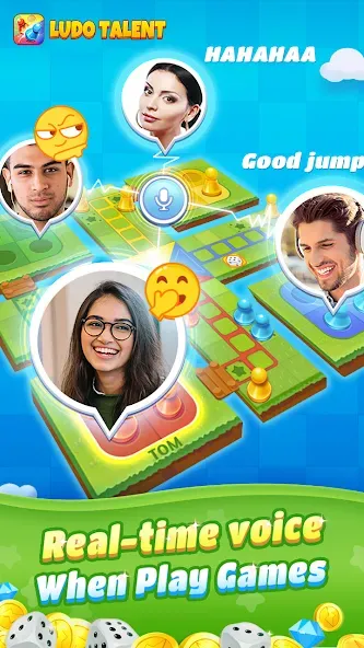 Ludo Talent - Game & Chatroom (Лудо Талент) [МОД: Бесконечные деньги, Монеты и Мега MOD] Screenshot 2