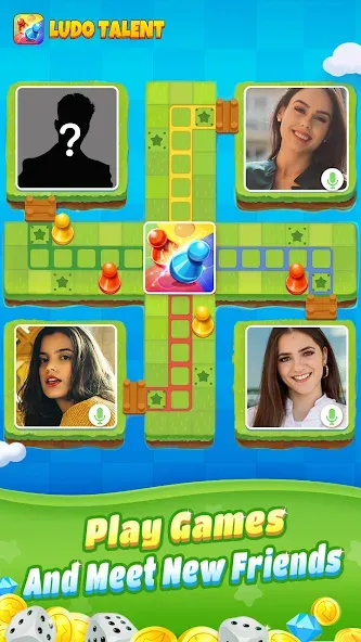 Ludo Talent - Game & Chatroom (Лудо Талент) [МОД: Бесконечные деньги, Монеты и Мега MOD] Screenshot 5