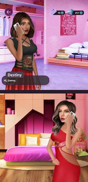 Situations: Romance Story (итуейшнз) [МОД: Деньги, Монеты и Меню MOD] Screenshot 1
