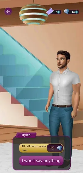 Situations: Romance Story (итуейшнз) [МОД: Деньги, Монеты и Меню MOD] Screenshot 5