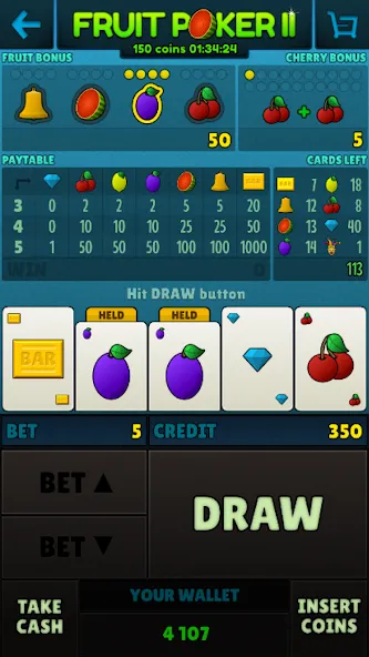 American Poker 90's Casino [МОД: Деньги, Монеты и Меню MOD] Screenshot 5
