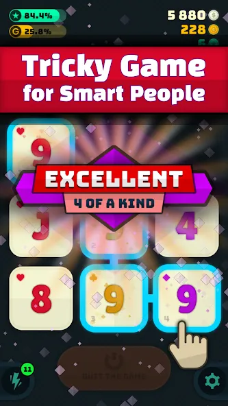 Merge Poker (Мердж Покер) [МОД: Деньги, Монеты и Меню MOD] Screenshot 1