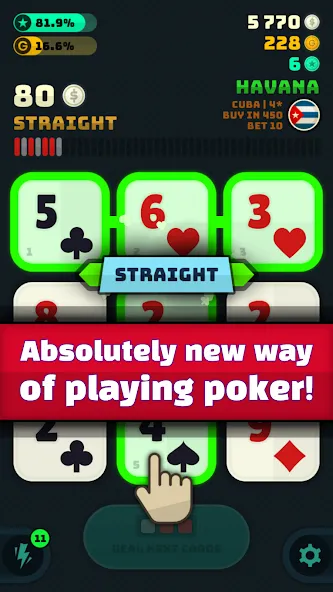 Merge Poker (Мердж Покер) [МОД: Деньги, Монеты и Меню MOD] Screenshot 4