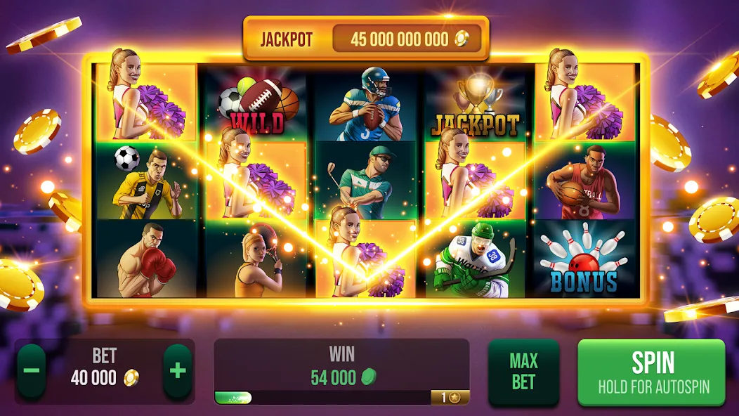 Casino All Star: Poker & Slots (Казино Олл Стар) [МОД: Много монет, Открытые уровни и Мега MOD] Screenshot 3