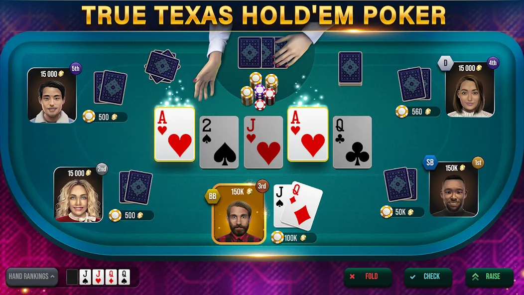 Casino All Star: Poker & Slots (Казино Олл Стар) [МОД: Много монет, Открытые уровни и Мега MOD] Screenshot 4