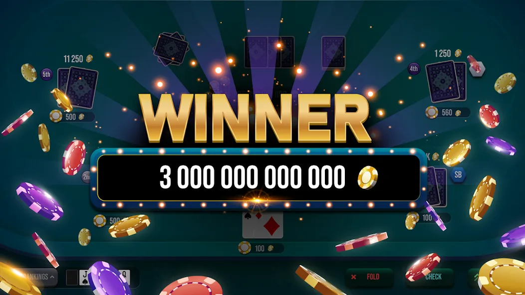 Poker Tour: Texas Holdem World (Покер Тур) [МОД: Меню, Бесконечные монеты и Открытые уровни] Screenshot 5