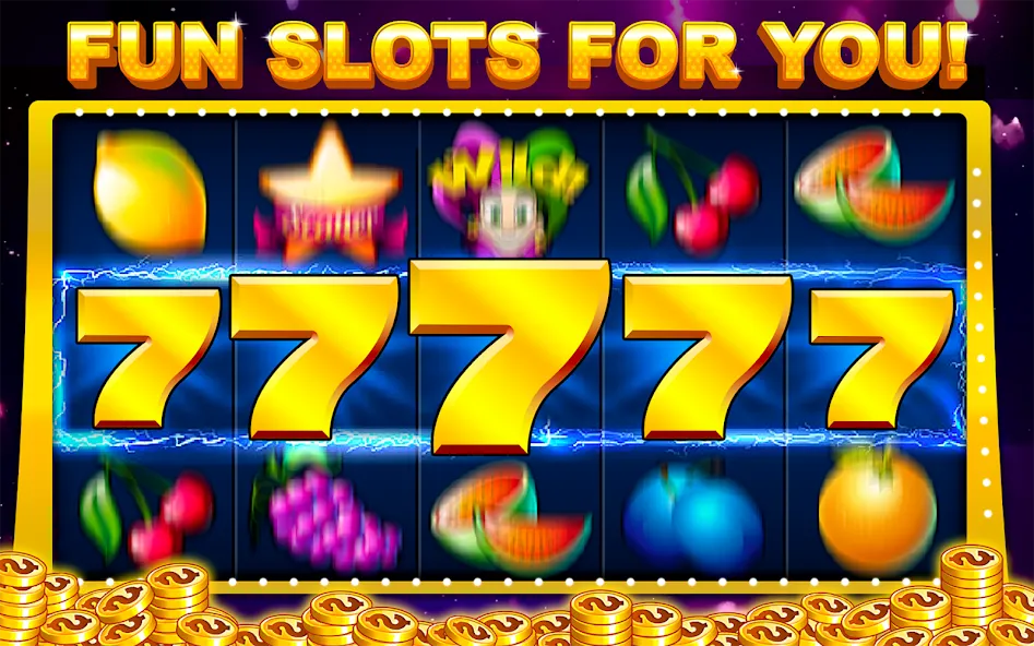 Slots - Slot machines [МОД: Много монет, Открытые уровни и Мега MOD] Screenshot 1