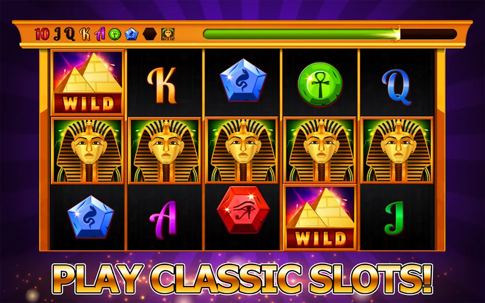 Slots - casino slot machines [МОД: Много денег, Монет и Все открыто] Screenshot 2