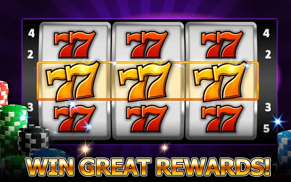 Slots - casino slot machines [МОД: Много денег, Монет и Все открыто] Screenshot 3