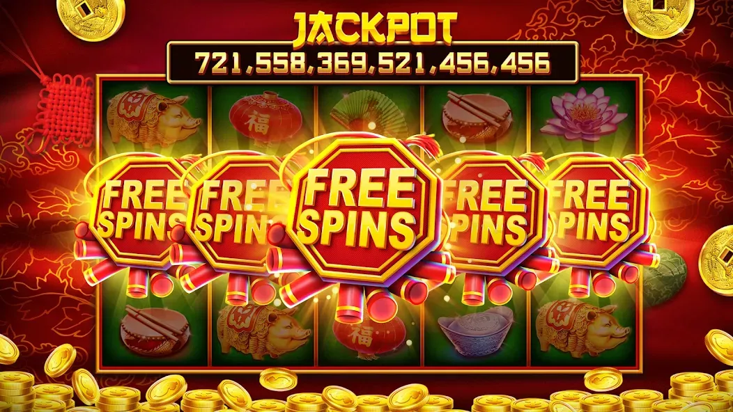Winning Slots Las Vegas Casino (Виннинг Слотс Лас Вегас Казино) [МОД: Много денег, Монет и Все открыто] Screenshot 4