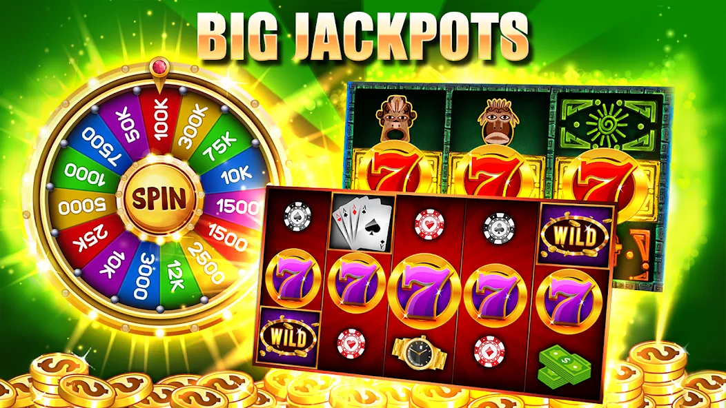 Golden Slots: Casino games (Голден Слотс) [МОД: Меню, Бесконечные монеты и Открытые уровни] Screenshot 3