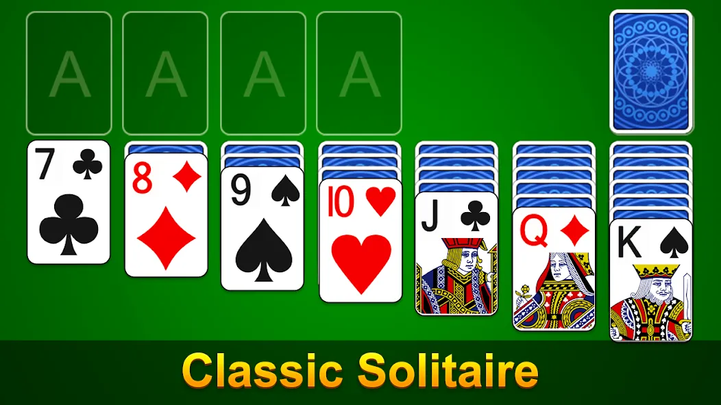 Solitaire - Classic Card Game (Солитер) [МОД: Все открыто, Дополнительные деньги и Меню MOD] Screenshot 1