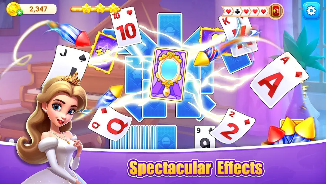 Solitaire Farm [МОД: Много монет, Открытые уровни и Мега MOD] Screenshot 1