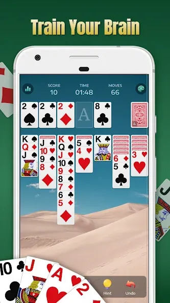 Solitaire - Classic Card Games [МОД: Много монет, Открытые уровни и Мега MOD] Screenshot 4