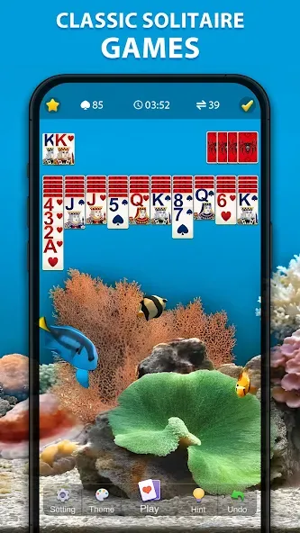 Spider Solitaire Classic [МОД: Много монет, Открытые уровни и Мега MOD] Screenshot 5