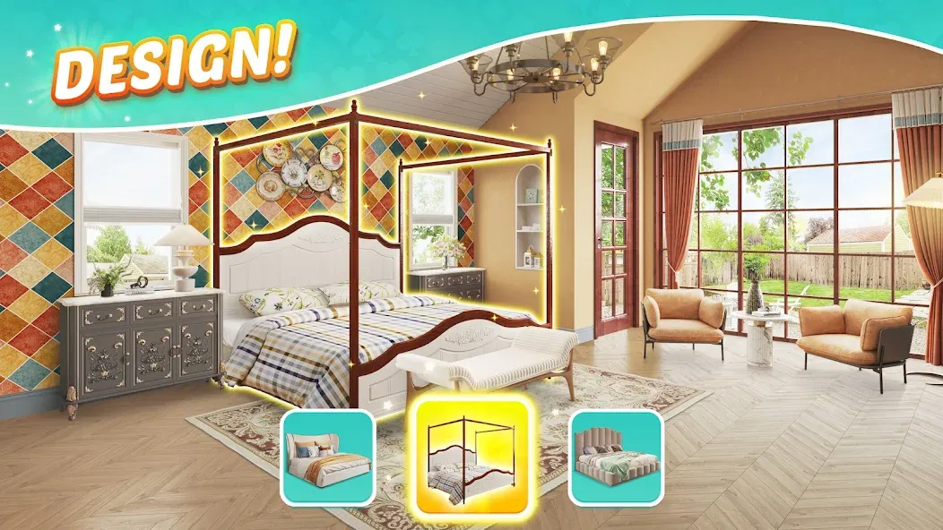 Solitaire Dream Decor (Дрим Декор) [МОД: Меню, Бесконечные монеты и Открытые уровни] Screenshot 4