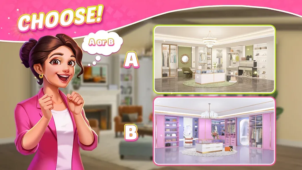 Solitaire Dream Decor (Дрим Декор) [МОД: Меню, Бесконечные монеты и Открытые уровни] Screenshot 5