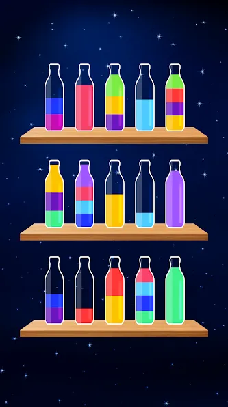 Water Sort Puzzle - Color Game (Уотер Сорт Пазл) [МОД: Бесконечные деньги, Монеты и Мега MOD] Screenshot 5
