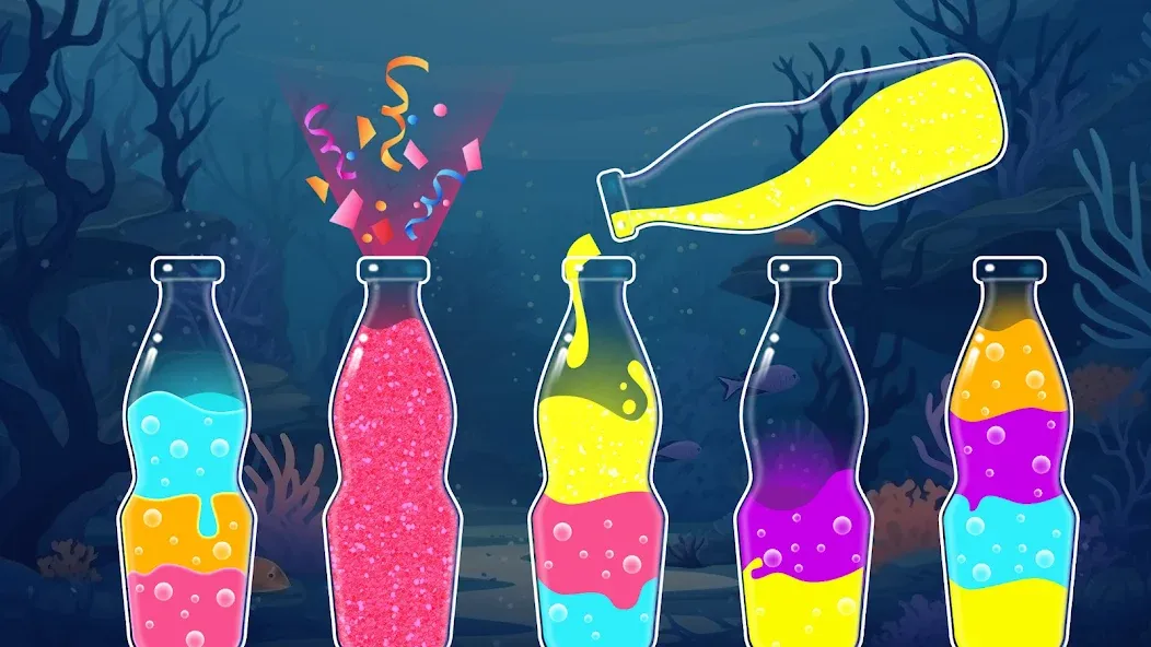 SortPuz™: Water Sort Puzzle (СортПаз) [МОД: Все открыто, Дополнительные деньги и Меню MOD] Screenshot 1