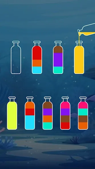 SortPuz™: Water Sort Puzzle (СортПаз) [МОД: Все открыто, Дополнительные деньги и Меню MOD] Screenshot 3