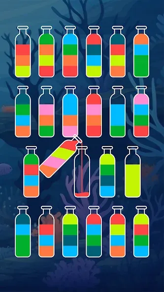 SortPuz™: Water Sort Puzzle (СортПаз) [МОД: Все открыто, Дополнительные деньги и Меню MOD] Screenshot 4